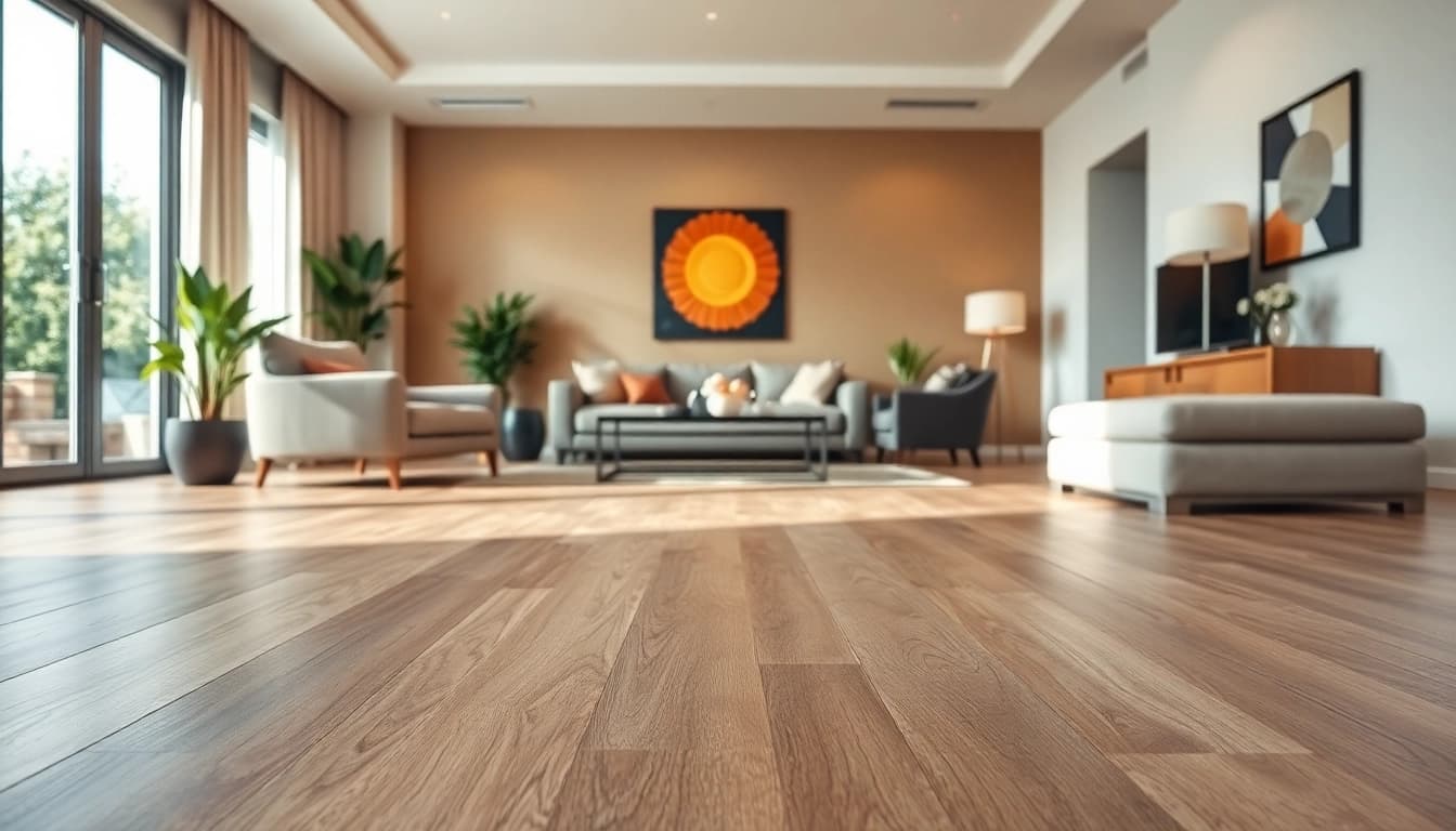 Transform your space with stunning vinyl plank flooring that enhances any room's elegance.