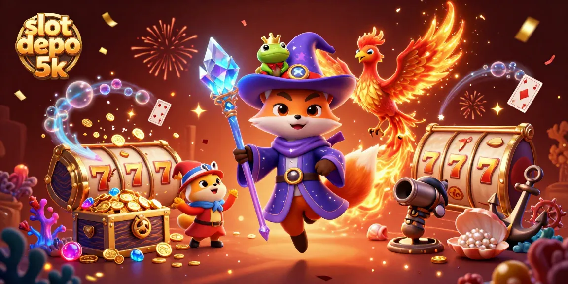 Engage in thrilling games at slot depo 5k while enjoying a magical casino experience.