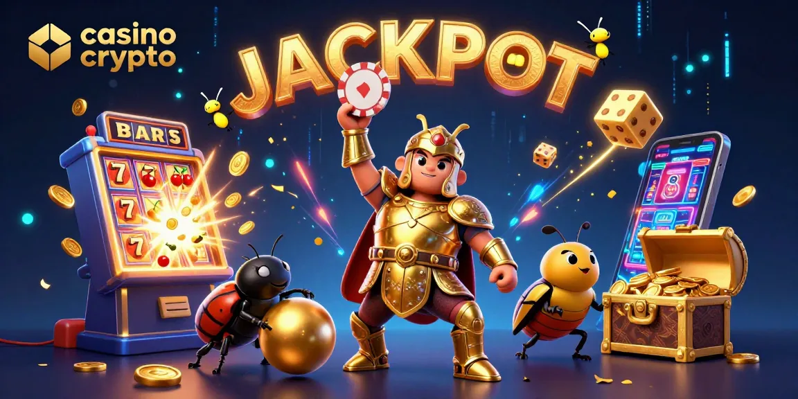 Le casino crypto propose des gains rapides et une expérience immersive, symbolisés par des éléments dynamiques et variés.