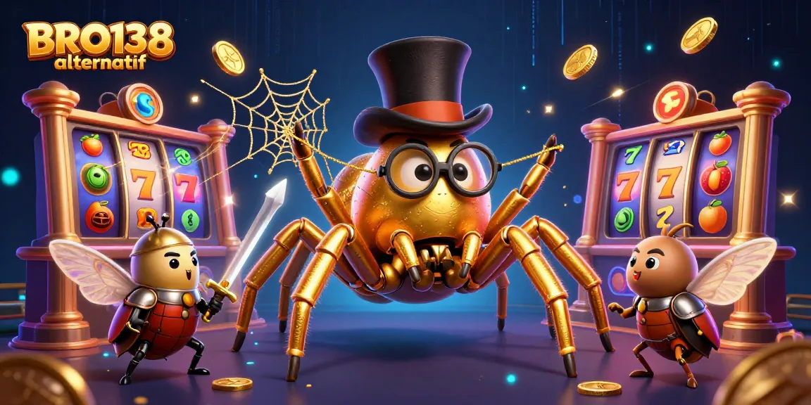 Catch thrilling gameplay excitement with BRO138 alternatif featuring vibrant casino-themed elements and dynamic characters.