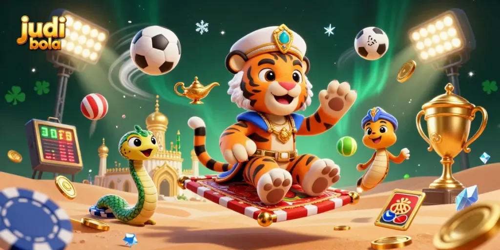 Menangkan judi bola dengan ilustrasi 3D menarik dan elemen permainan yang dinamis.