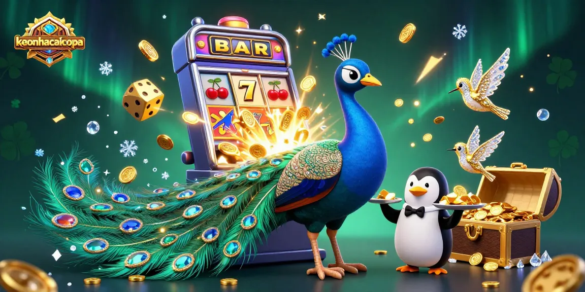 Experience the excitement of keonhacaicopa with a vibrant casino scene featuring animated characters and dynamic gaming elements.