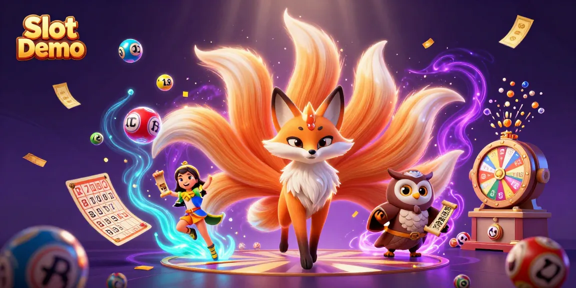 Experience thrilling Slot Demo gameplay with dynamic graphics and engaging characters in digital illustration.