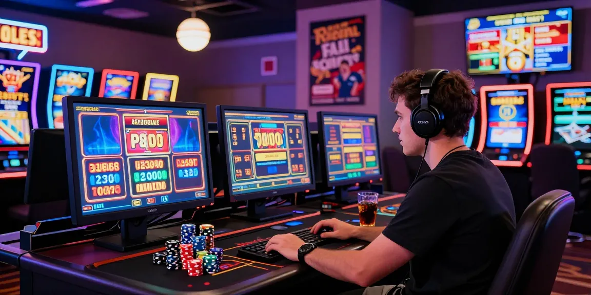 Engaging gaming scene featuring a player using slot deposit dana in an online casino.