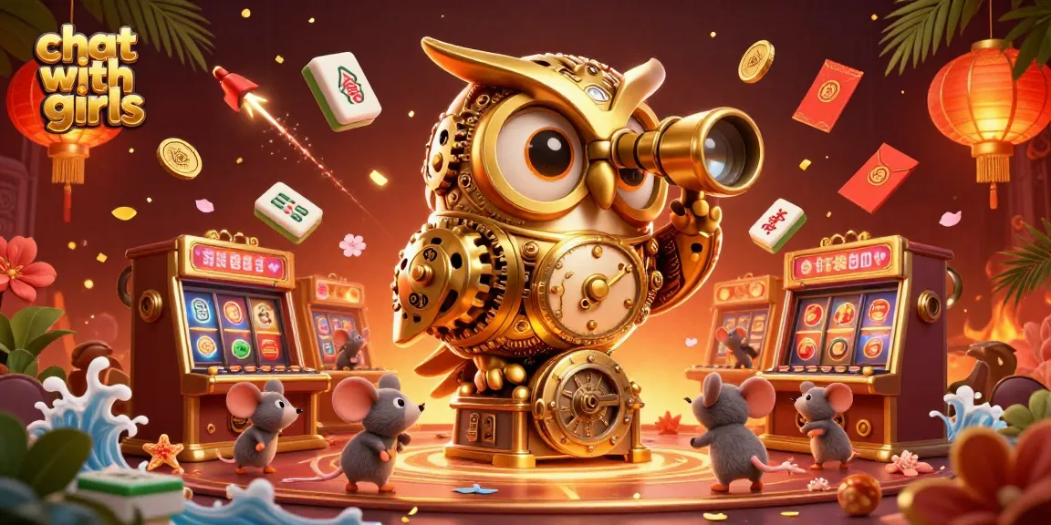 Engage in exciting interactions as you chat with girls in a lively casino environment.
