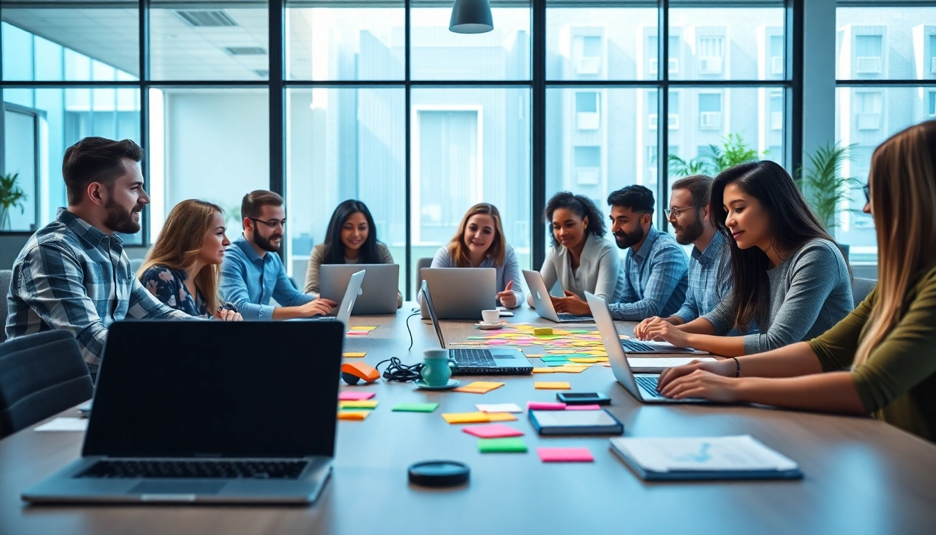 Optimizing digital marketing strategies at https://alvionz.de/ with a collaborative team.