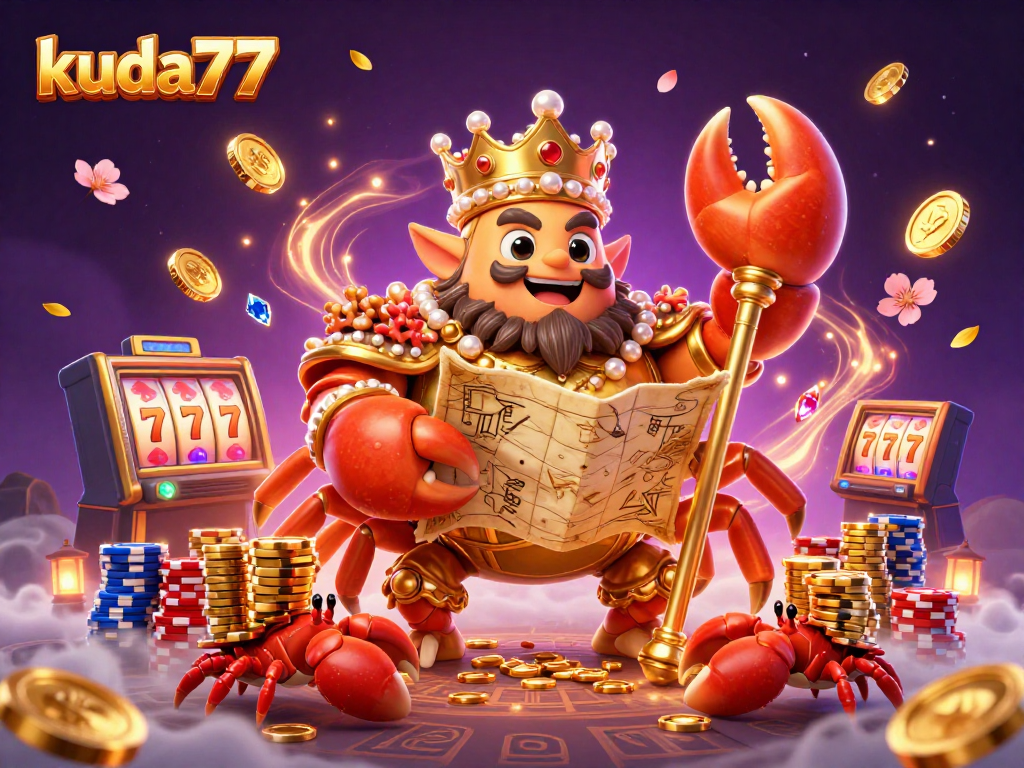 Memenangkan hadiah besar di kuda77 melalui slot online dengan raja kepiting emas.