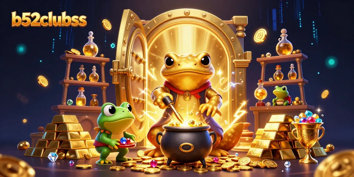 Experience thrilling gameplay at b52clubss with rich treasures and gold coins in an exhilarating casino scene.