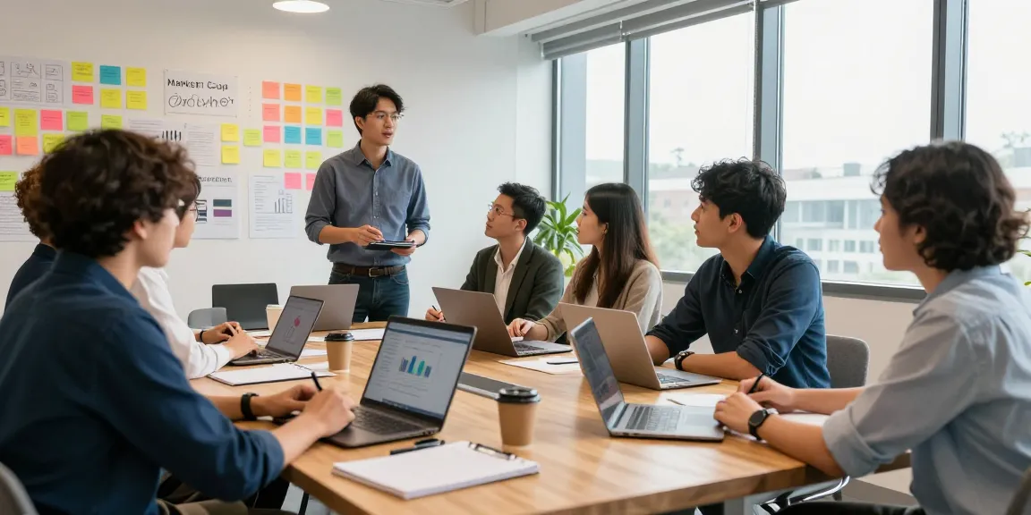 Business entrepreneurs collaborating at https://www.startsomethingpc.com during a coaching session for startup growth.