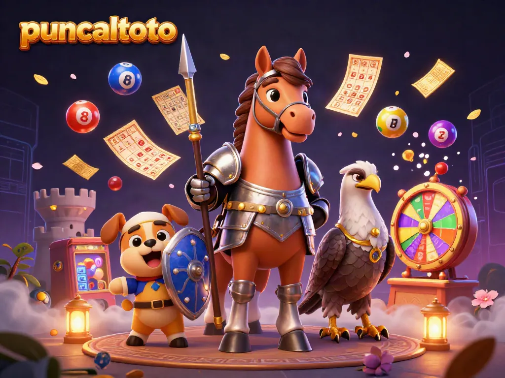 Puncaktoto menghadirkan pengalaman seru dengan elemen perjudian, termasuk bola lotere berwarna-warni dan kartu bingo.