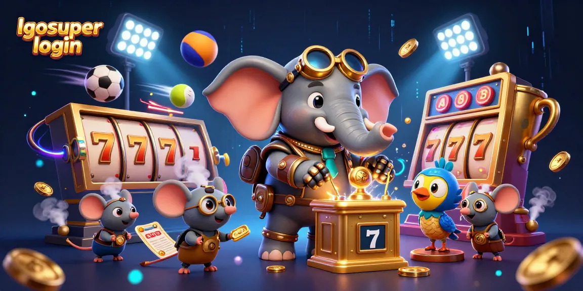 Engage with lgosuper login through a dynamic steampunk-themed casino scene filled with excitement.
