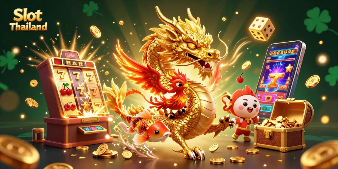 Mainkan Slot Thailand dengan jackpot yang menarik dalam ilustrasi kasino yang mengagumkan.