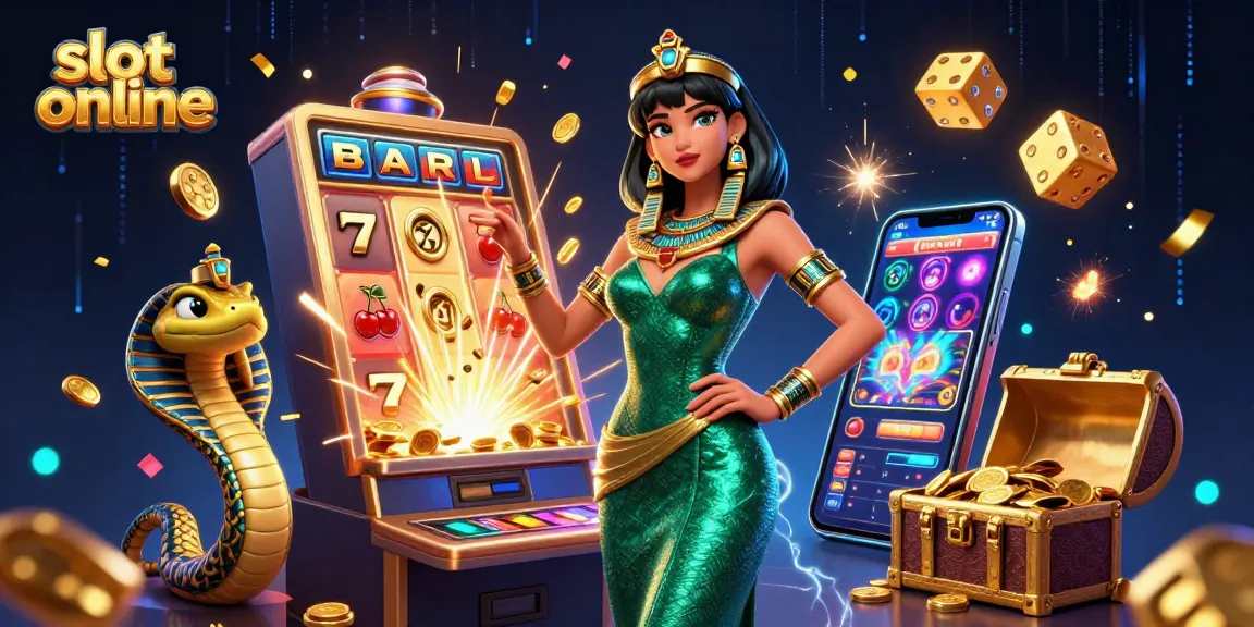 Engage in slot online excitement with vibrant characters and a jackpot explosion.