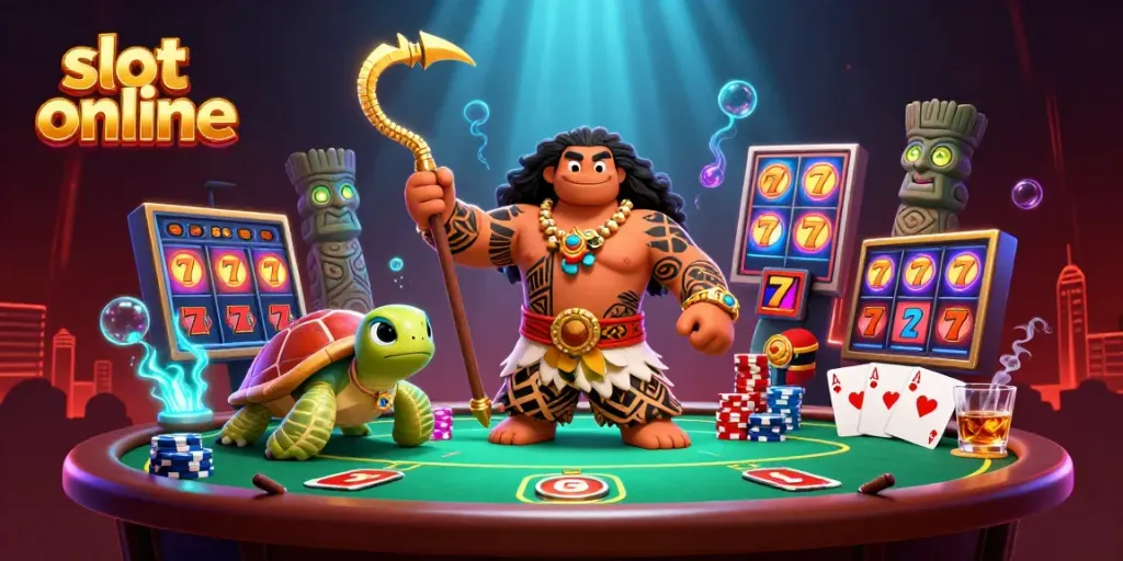 Experience thrilling gameplay with slot online featuring vibrant characters and casino elements