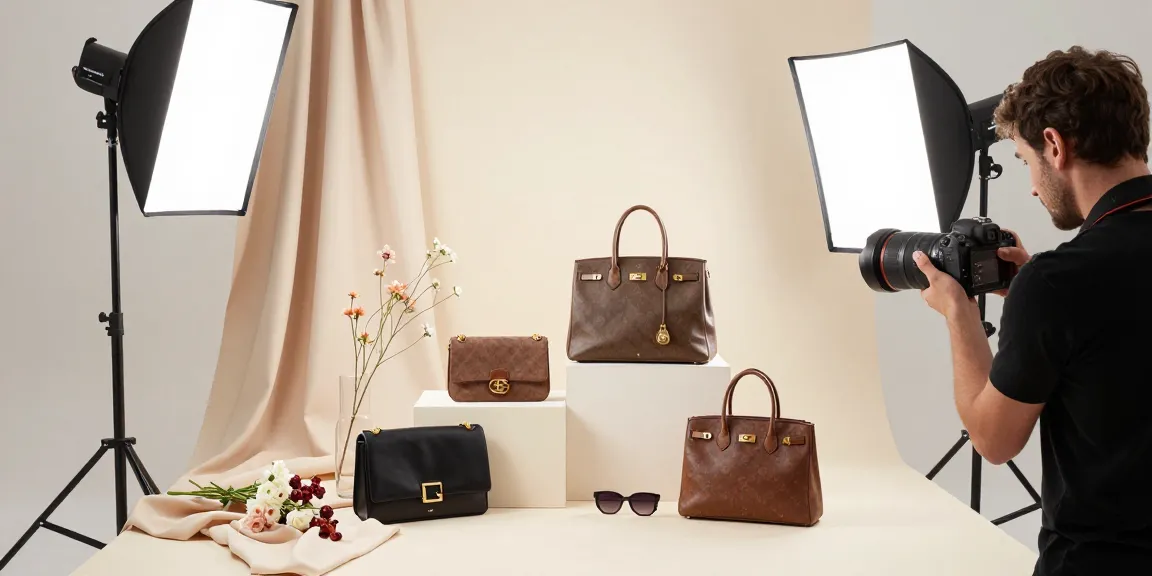 Servizio di fotografo still life Milano con prodotti di moda in studio.