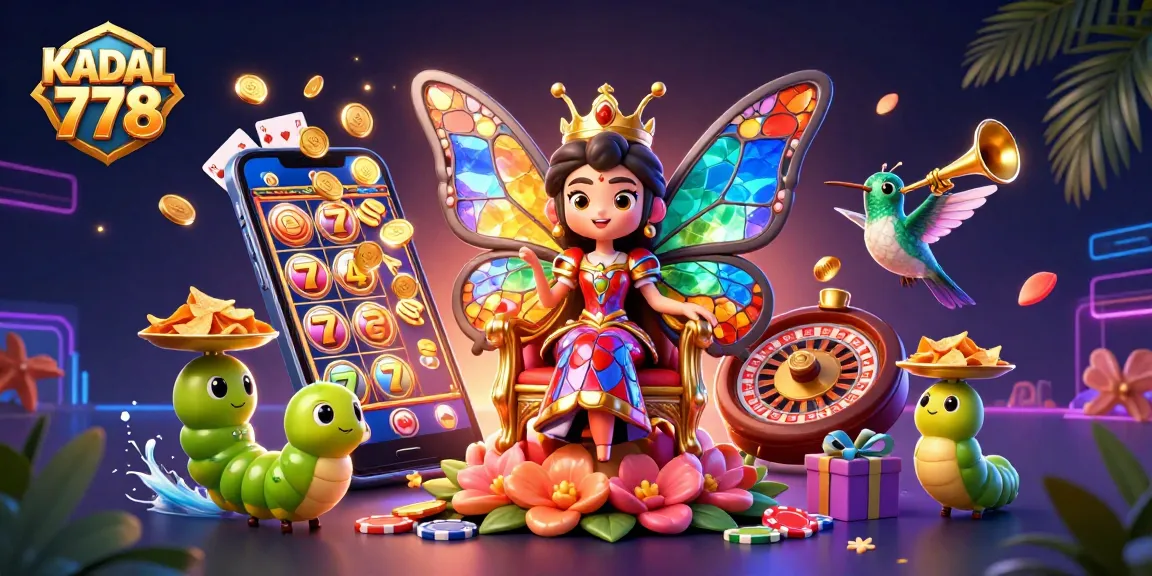 KADAL 778 brings vibrant energy to slot games with a charming butterfly theme and exciting elements.